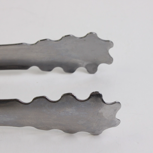 Ikea Stainless Steel Tongs with Black Handle Cooking Utensil