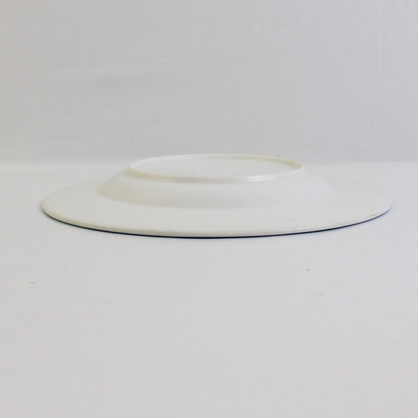 Set of 4 Blue and Green Melamine Plates 8.5" FLAWED