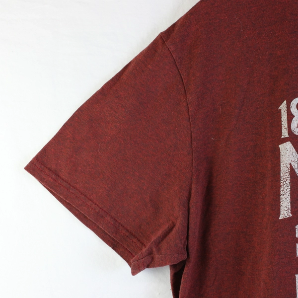 Minnesota Shirt Men's M Heathered Red Graphic Tee Moose