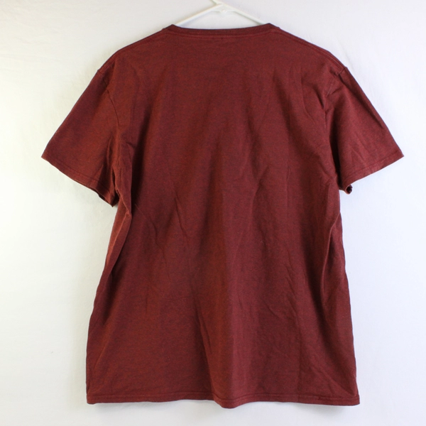 Minnesota Shirt Men's M Heathered Red Graphic Tee Moose
