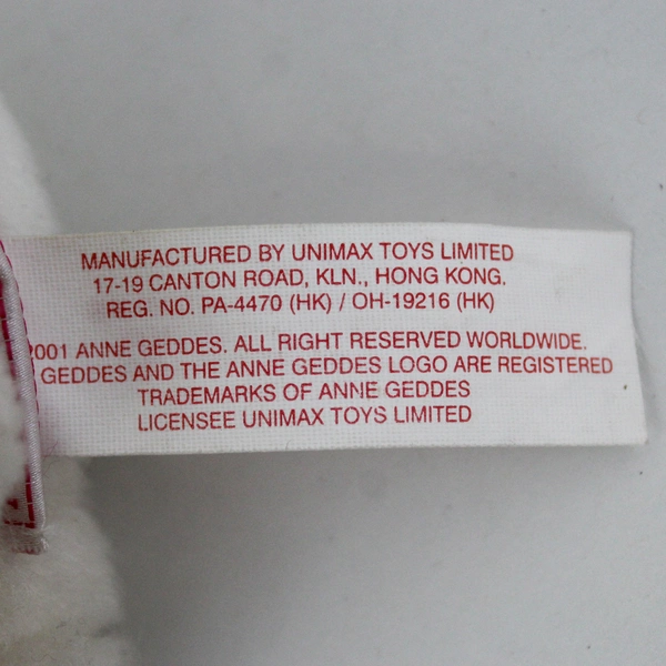 2001 Anne Geddes 5" Baby Doll Bunny Rabbit Plush Mini 