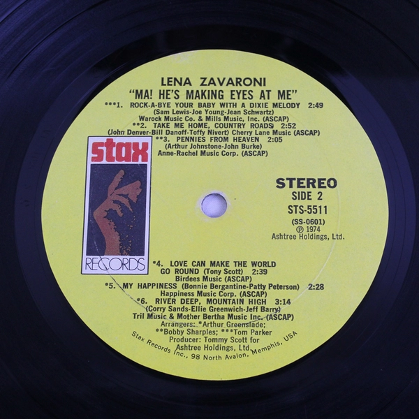 Lena Zavaroni Ma! He's Making Eyes At Me Vinyl Record