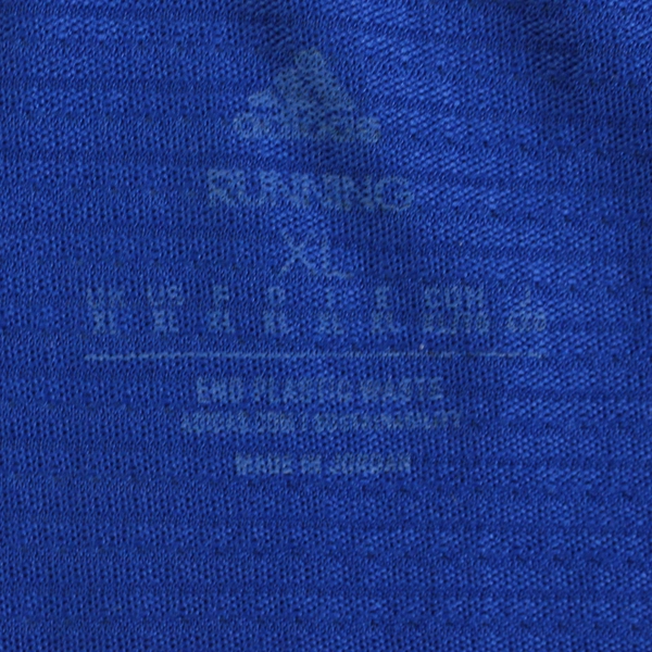 Adidas Men's XL Athletic Shirt Mesh Short Sleeve Navy Blue
