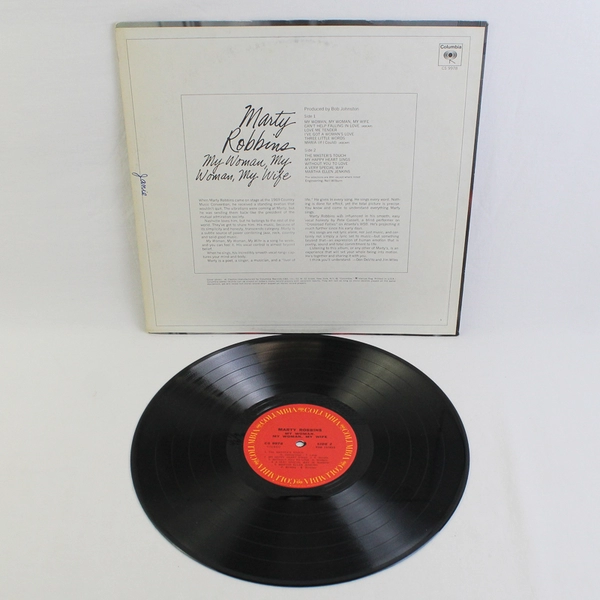 Marty Robbins "My Woman, My Woman, My Wife" Record Album