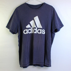 Adidas Amplifier Tee Shirt Navy White Logo XL