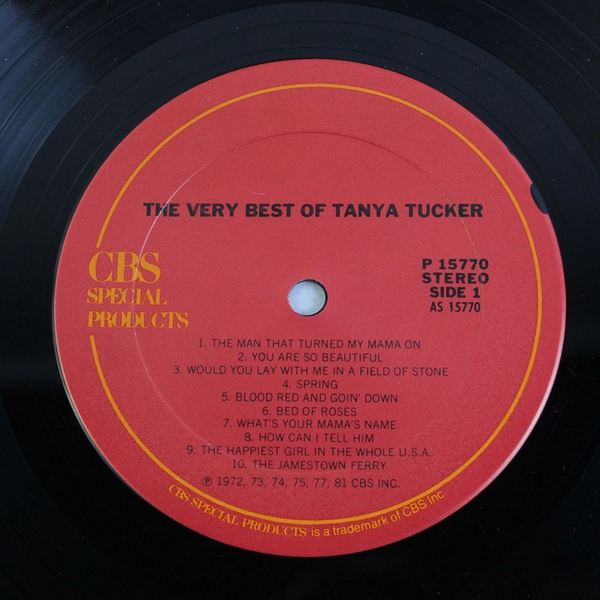 Tanya Tucker The Best Of Tanya Tucker [LP] Vinyl Record