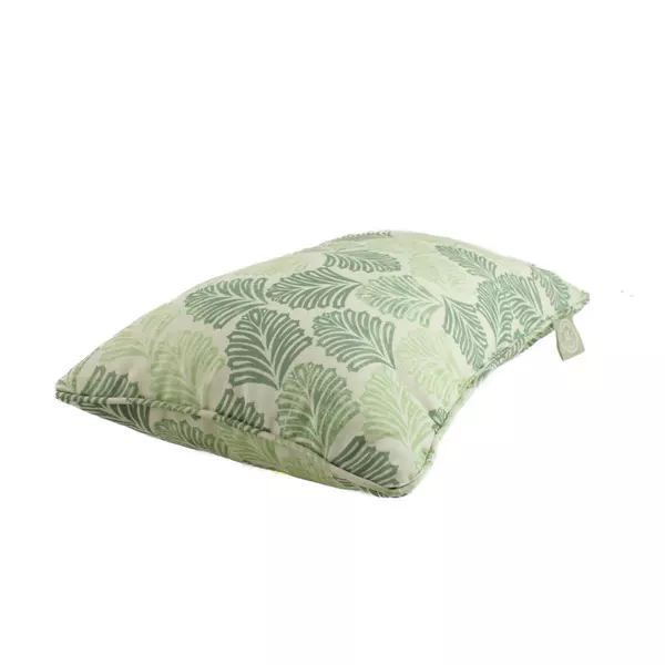 Martha Stewart Green & White Lumbar Pillow Decorative 17.5x10.5