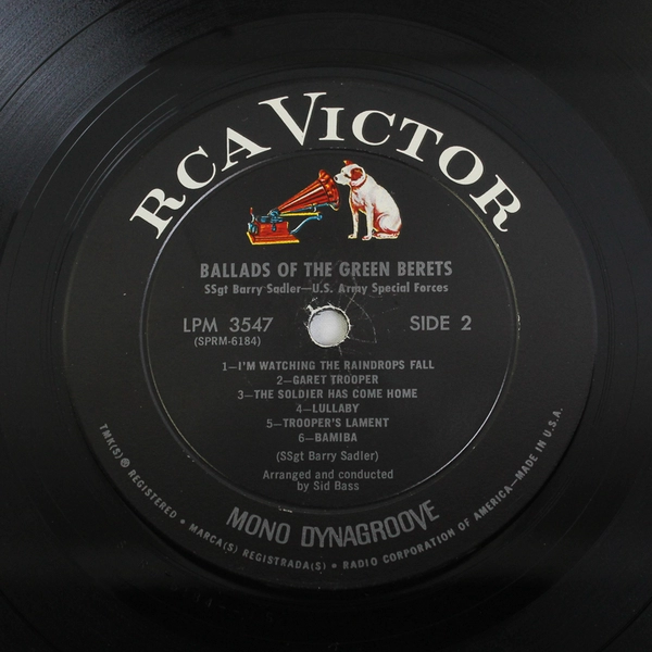 Ballads of The Green Berets 33RPM LP 1966