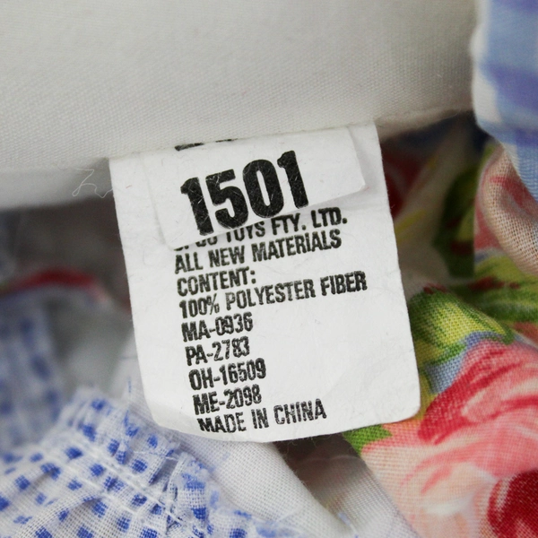 VTG GI-GO Doll Vinyl W/ Soft Cloth Body Sleepy Brown Eyes Brown Hair 15"