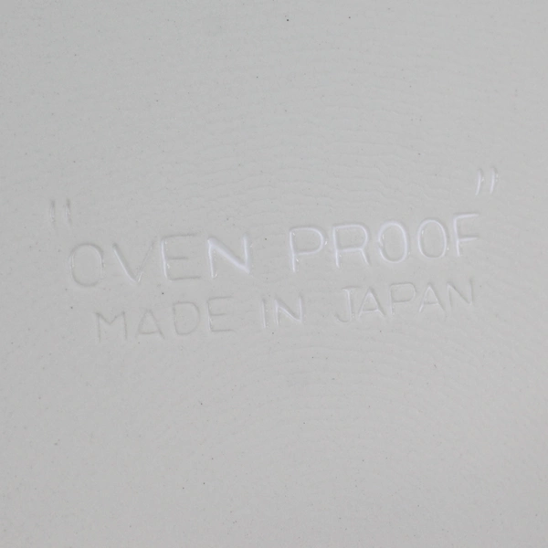 Set of 3 Oven Proof Square Ceramic 6" Bowls White With Ribbed Pattern