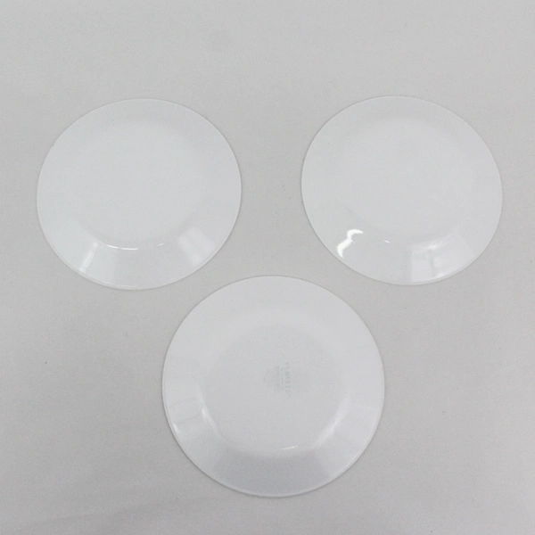 Set of 3 Corelle Vitrelle Dazzling White Bread Plates White 6.75"