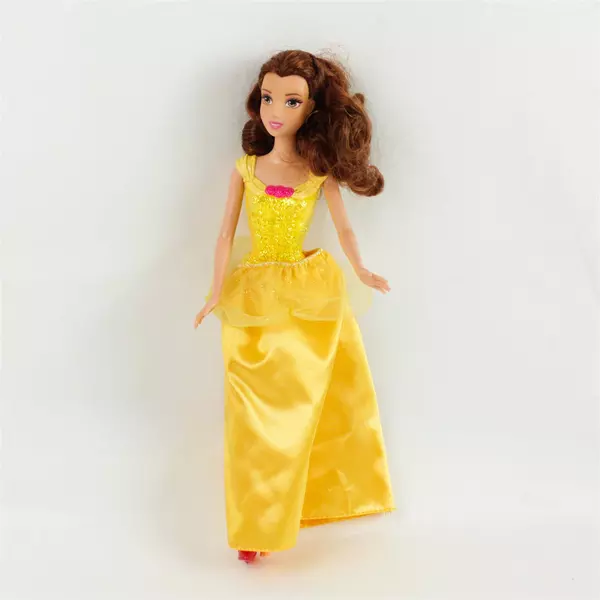 2012 Mattel Disney Belle Barbie Doll - Beauty & the Beast Yellow Gown