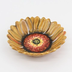 Ceramic Sunflower Trinket Bowl