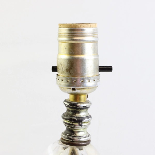 MCM-Style Stacked Glass Ball Table Lamp 14-3/4" TESTED WORKS