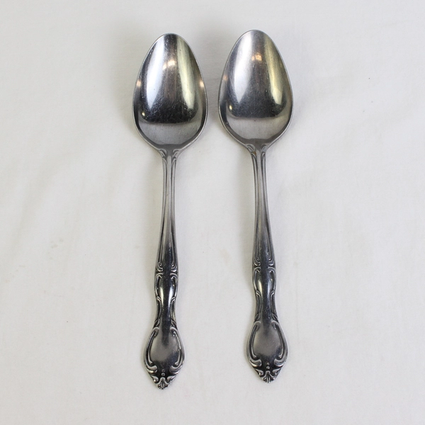 Set of 2 Hampton Court by Merchandise Service Stainless Steel Serving Spoons