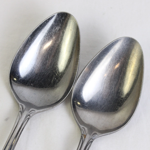 Set of 2 Hampton Court by Merchandise Service Stainless Steel Serving Spoons