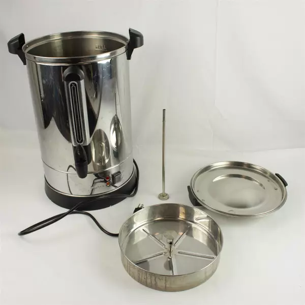 Stainless Steel Large Capacity Electric Coffee Urn Very Good 14 x 14 x 22in