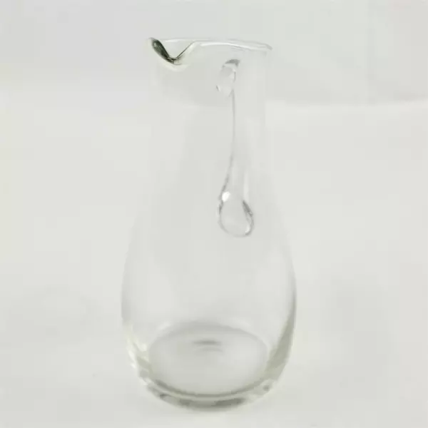 Princess House Heritage Crystal Pitcher Hand-Blown 9in Clear Vintage