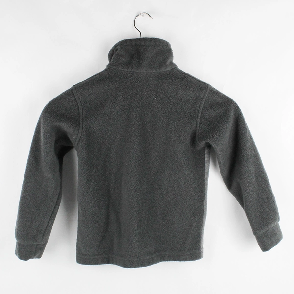Columbia Childs XXS (4/5) Two-Toned Gray Full Zip Soft Shell Fleece Jacket