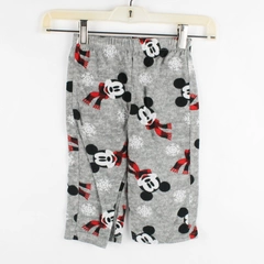 Disney Toddler 2T Gray Mickey Mouse Scarf Fleece Pajama Pants