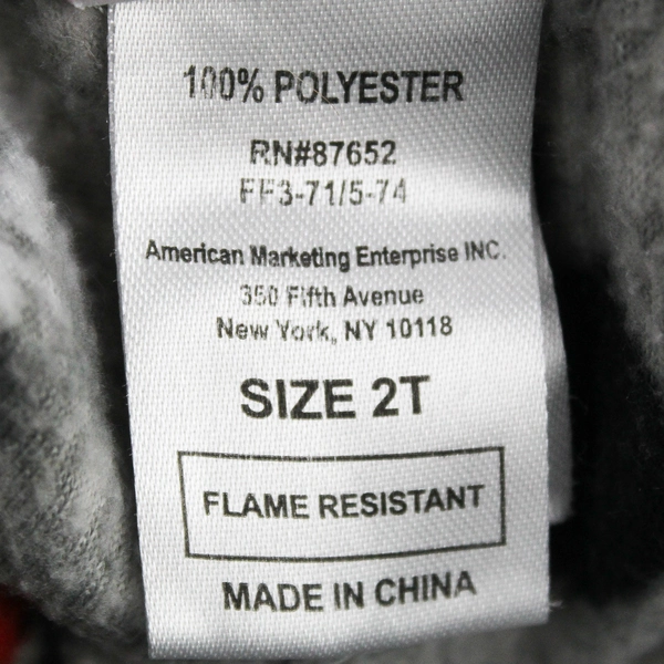 Disney Toddler 2T Gray Mickey Mouse Scarf Fleece Pajama Pants