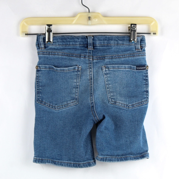 Koala Kids Unisex 6 Medium Wash Adjustable Waist Jean Shorts