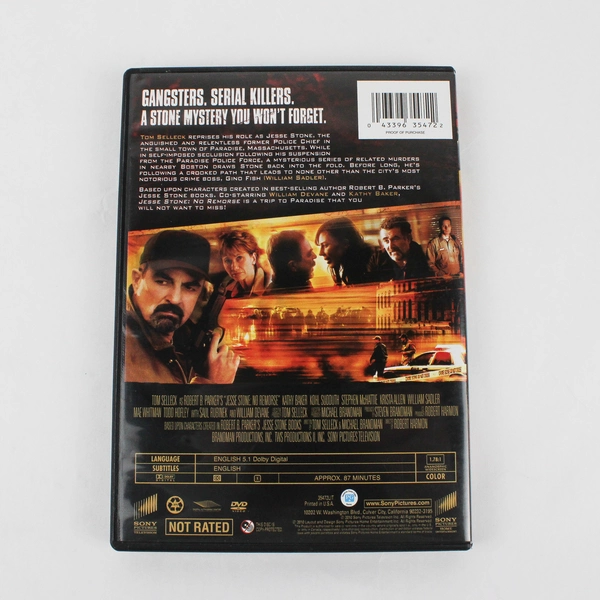 Jesse Stone: No Remorse DVD, 2010 #35472