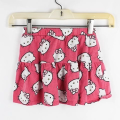Hello Kitty Toddler Girls 4T Pink Cotton Blend Ruffle Skirt Elastic Waist