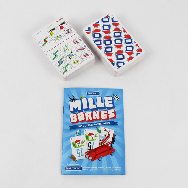 Dujardin Mille Bornes Classic Racing Card Game in Tin Box, 1995