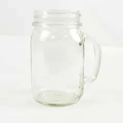 Glass Mason Jar with Handle for Crafts & Drinks
