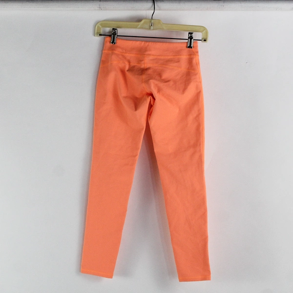Zella Girl Juniors L (10/12) Neon Orange Solid Skinny Leggings 