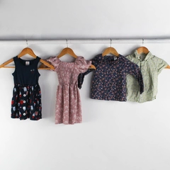 Lot of 4 Mixed Brands Toddler Girl 2T Dress Shirts and Dresses