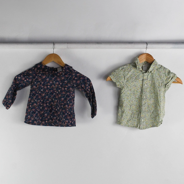 Lot of 4 Mixed Brands Toddler Girl 2T Dress Shirts and Dresses