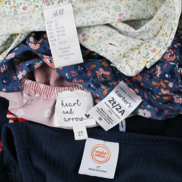 Lot of 4 Mixed Brands Toddler Girl 2T Dress Shirts and Dresses