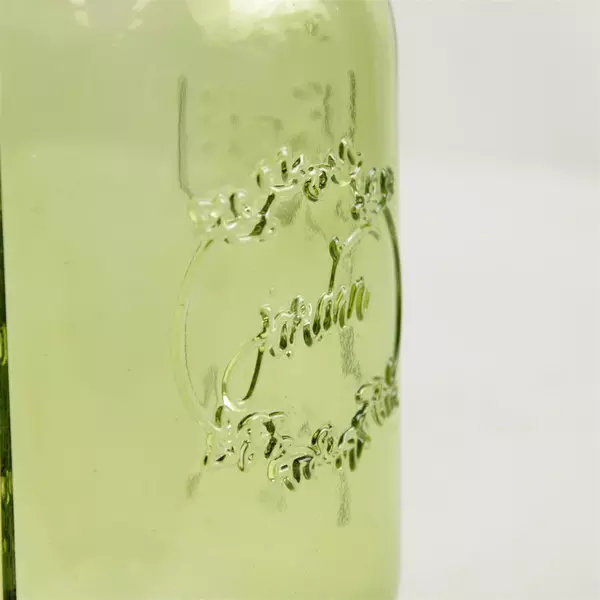 Vintage Jardin Green Mason Jar 24 oz