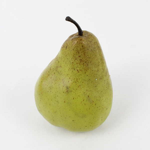 Lot of 3 Artificial Pears 2 Plastic 1 Ceramic 