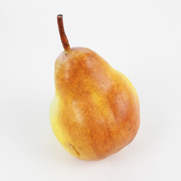 Lot of 3 Artificial Pears 2 Plastic 1 Ceramic 