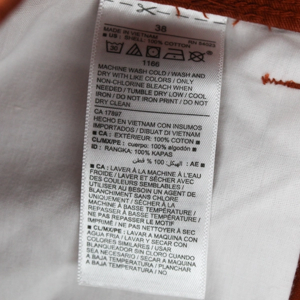 Old Navy Men's 38 Rust Colored Khaki Shorts