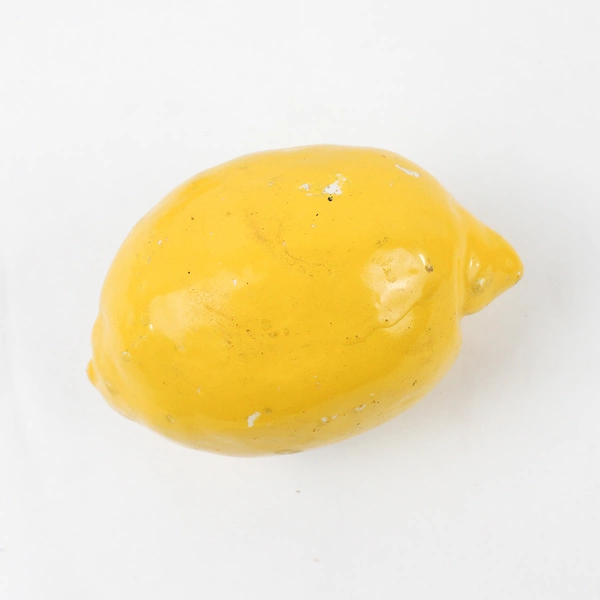 Lot of 6 Artificial Fruit Pieces Orange, Tangerine, Lemon, Banana and Plums