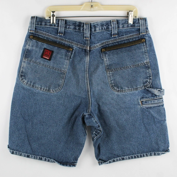 Wrangler Men's 36 Riggs DuraShield Blue Denim Work Shorts