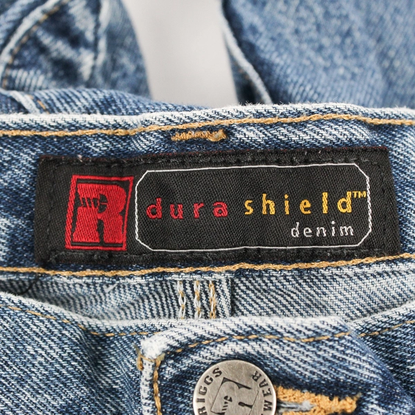 Wrangler Men's 36 Riggs DuraShield Blue Denim Work Shorts