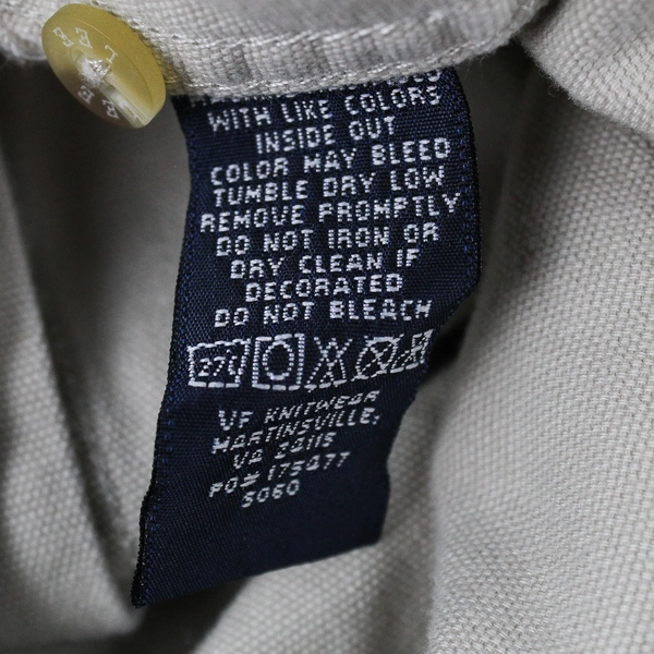 Vintage Lee Men's XL Ivory Casual Collection Long Sleeve Button Down Shirt