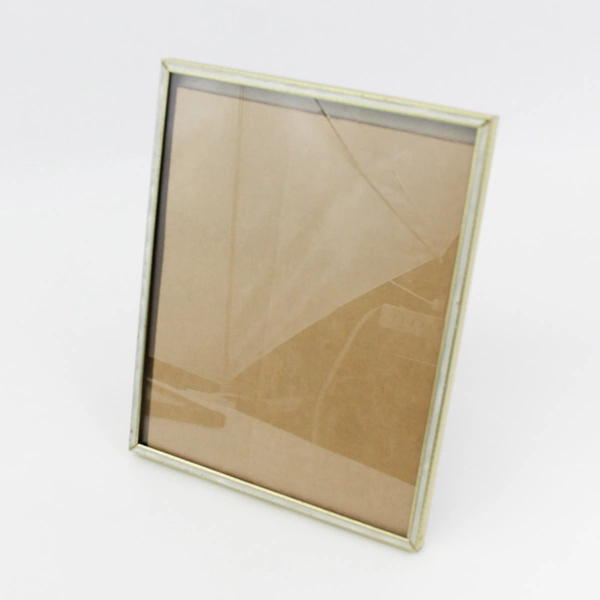  Lot of 2 Brass Metal Picture Photo Frames Glass & Original Cardboard 8” X 10”