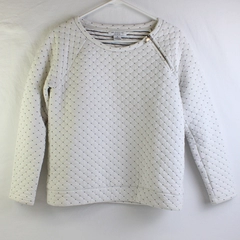 Liz Claiborne Women's S White/Black Weekend Pullover Sweater