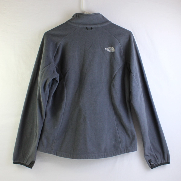 The North Face Women’s M Gray Lightweight Full Zip Fleece Collared Jacket