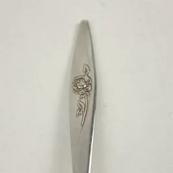 Lot of 6 Oneida Silver Roseanne Stainless Salad Forks 6.5"