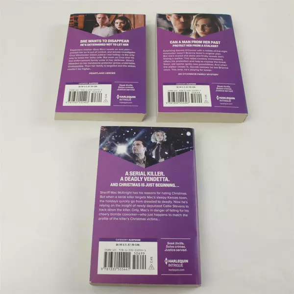 Lot of 3 Suspense Paperbacks Deadly Days Christmas Texas Stalker Stay Hidden