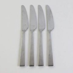 Lot of 4 Dansk Meridian Pattern 18/10 Stainless Dinner Knives 9.25" Good
