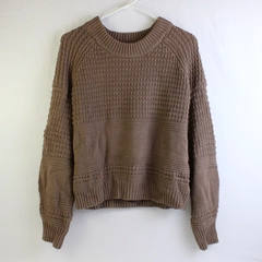 Universal Thread Taupe Crew Neck Knit Sweater Women's Size Large