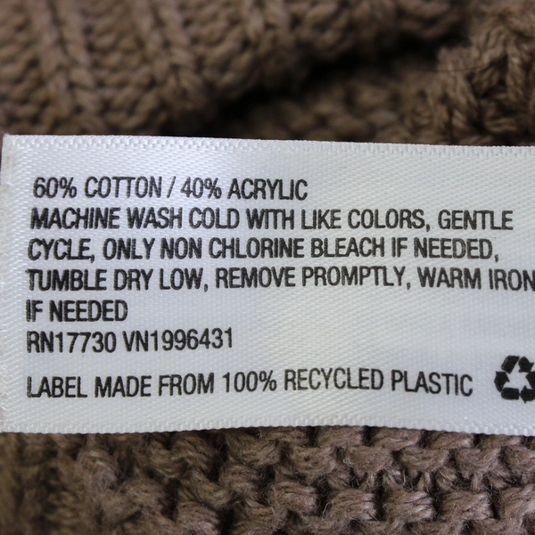 Universal Thread Taupe Crew Neck Knit Sweater Women's Size Large